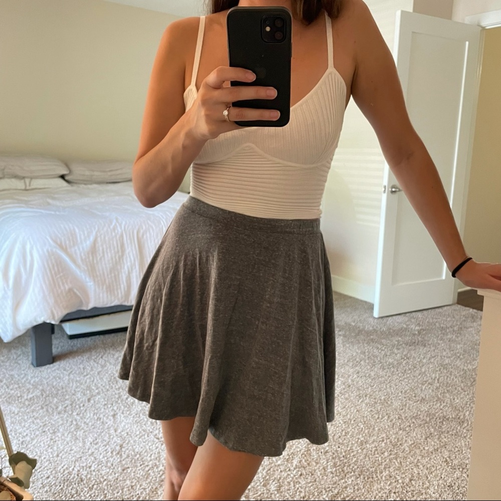 Heather Gray Lounge Skirt